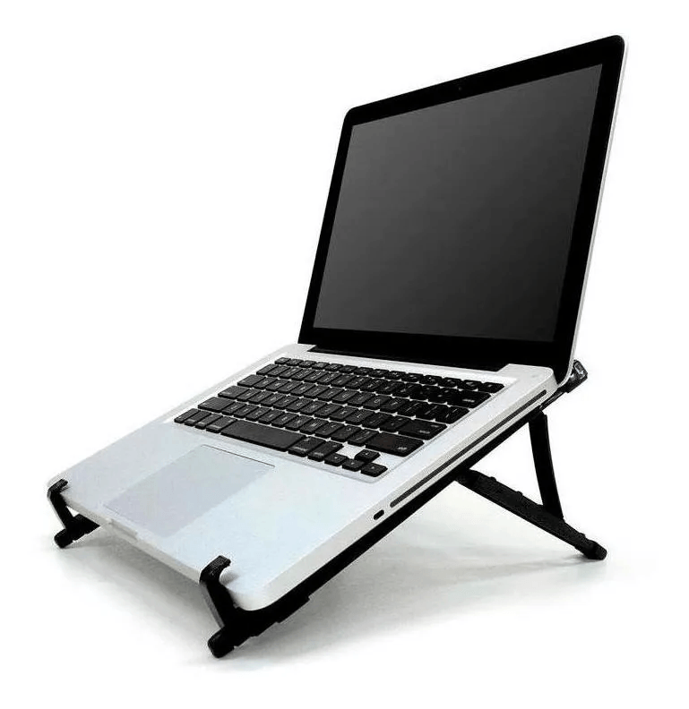 Suporte Para Notebook Regulável Ergonômico Preto Home Office