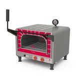 Forno Refratário A Gás Mini Chef - Prp-400g Style - 40 L Aço Inox Escovado  - Progás Gás Glp - Botijão Progás