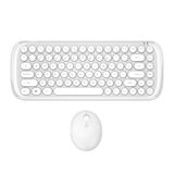 Candy Plus 24ghz Wireless Mini Keyboard Mouse Kit Branco