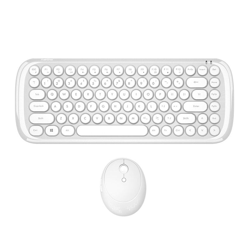 Candy Plus 24ghz Wireless Mini Keyboard Mouse Kit Branco