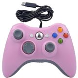 Controladores De Jogos Xbox 360 Controlador Com Fio Usb Gamepad Para Microsoft Xbox 360/slim/pc Rosa