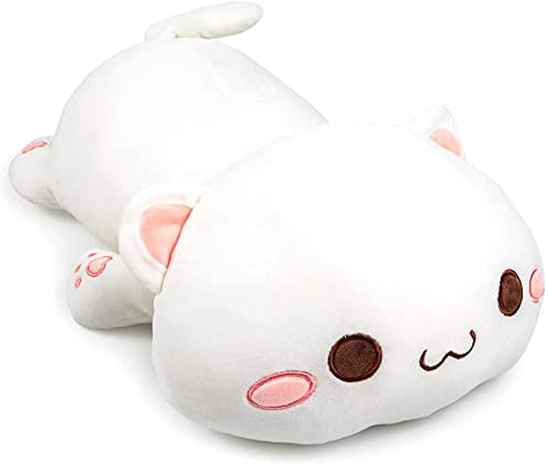 Wego Kitten Plush Toy Bicho De Pelúcia Animal De Estimação Gatinho Gatinho Gatinho Muito Macio Anime Kawaii Gato Travesseiro De Pelúcia Abra