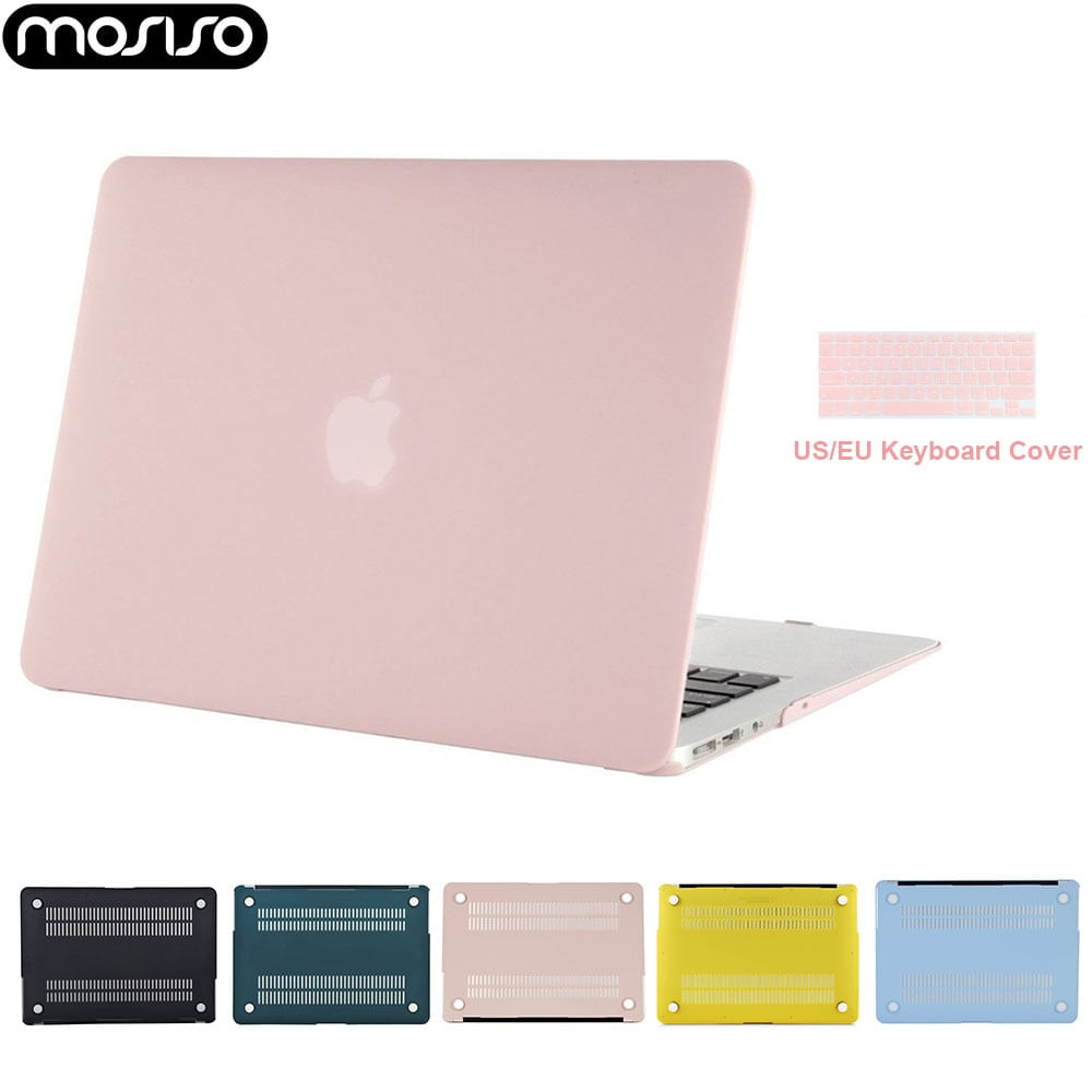 Capa De Laptop Fosca Transparente Sólida Para Macbook Air 13 A1466