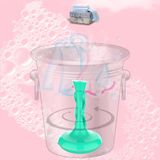 Mini Portátil Ultra-sônico Poder Turbina Máquina De Lavar Roupa Folda