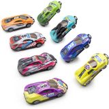 Suypay Metal Pull Back Cars, Flip Crash Car 8 Cars Gift Pack Cars Brinquedos Para Meninos De 4 A 10 Anos，conjunto De Veículos De Corrida Fun