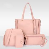 Quatro-peças Ombro Messenger Bolsa Bolsa Carteira Mulheres