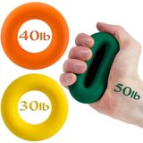 Melhor Fortalecedor De Aperto De Mão, Um Exercitador De Pulso E Dedo Forearm, Conjunto De Resistência De 3 Níveis, Garantia De 2 Anos, Trein