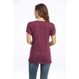 Casual Fashion Mulher Manga Curta T-shirt S