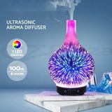 3d Cristal Umidificador Aroma Difusor Ultra-sônico Mini Home Ai