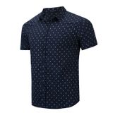 Casual Fashion Manga Curta Masculina T-shirt S