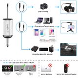 Microfone De Lapela Sem Fio Uhf Com Transm Desgastado Pelo Corpo