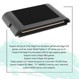 Profissional Para Sega Md Black Console Console Cartridge