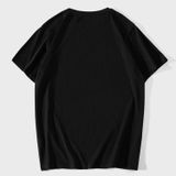 Casual Fashion Manga Curta Masculina T-shirt S