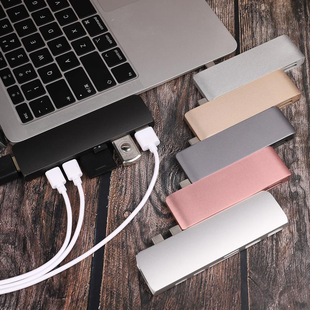 Usb Tipo C Hub Usb-c Hdmi Hub Splitter Pd Adapter