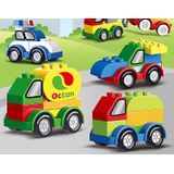 Grandes Partículas Substituíveis Building Blocks Car Children&#39;s C