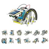 Cht-13 Em 1 Brinquedos De Robô Solar Para Crianças Kit De Robô De Energia Solar