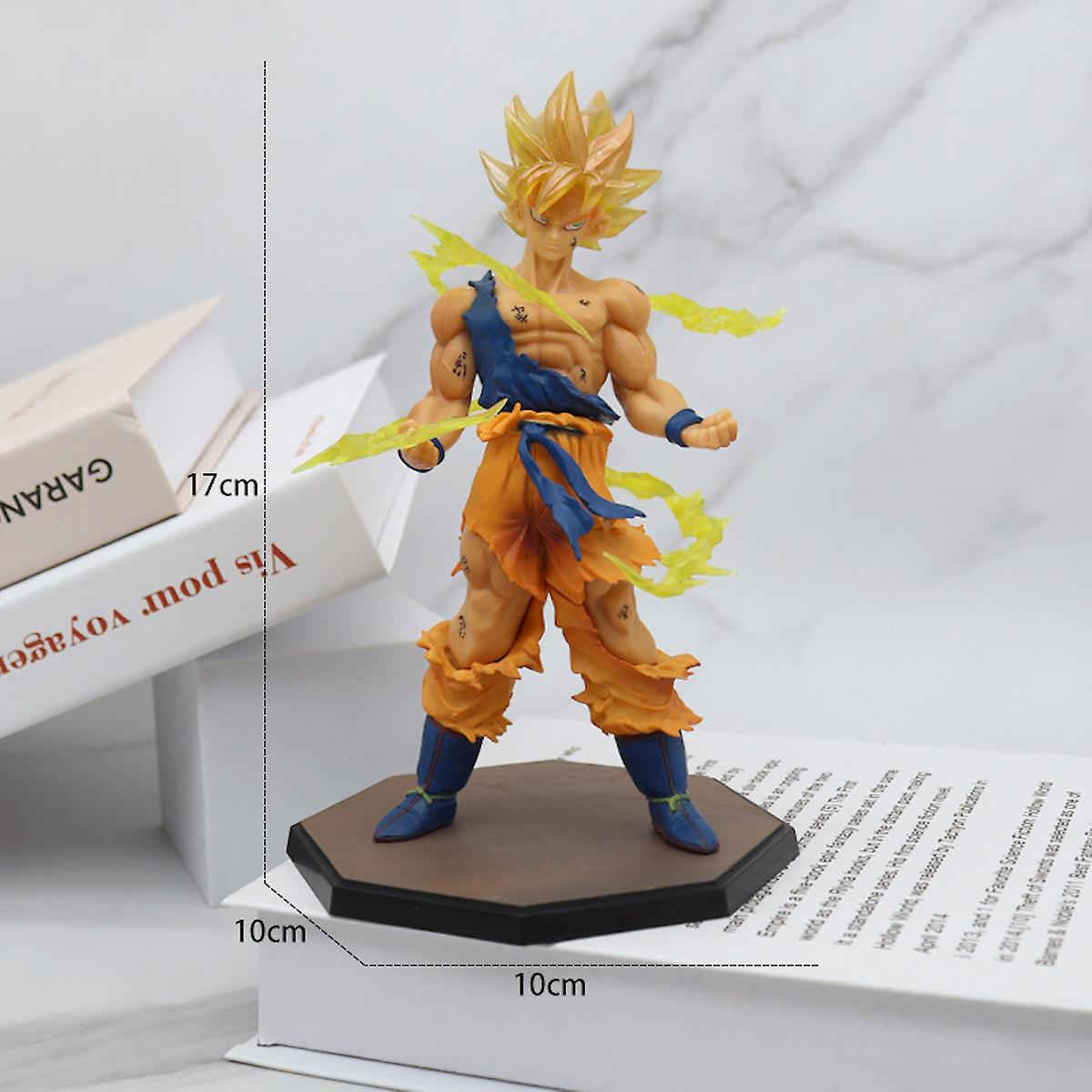 Dragon Ball Saiyajin Goku Stand Figura De Ação Modelo Brinquedo