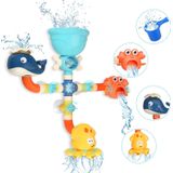 Brinquedos de Banho para Crianças Pequenas 1 2 3 4 5 Anos, Meninos e Meninas, Brinquedo de Banheira e Bebê, Tubos de Bricolage