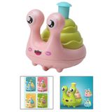 Baby Kids Chocalho Brinquedos Coruja / Caracóis Pressione Para Trás Força Inercial S