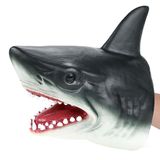 Shark Hand Puppet Soft Kids Toy Gift Grande Decoração De Bolo T