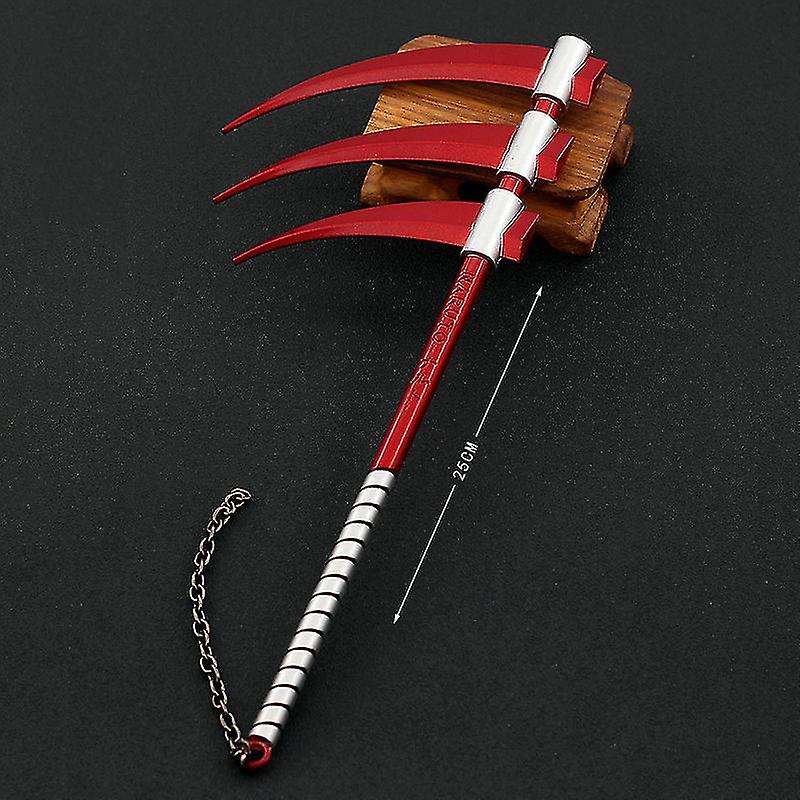 25cm Alloy Sword Hidan Death Bloody March Foice Jogo Ninja 25cm Alloy Sword Hidan Death Bloody March Foice Jogo Ninja