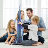 Quebra-cabeças 3d Levou Dubai Burj Khalifa 57.5 H Arquitetura Build