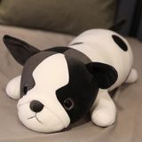 80-120cm Deitado Buldogue Francês Brinquedos De Pelúcia Cão Bonito Recheado Pu