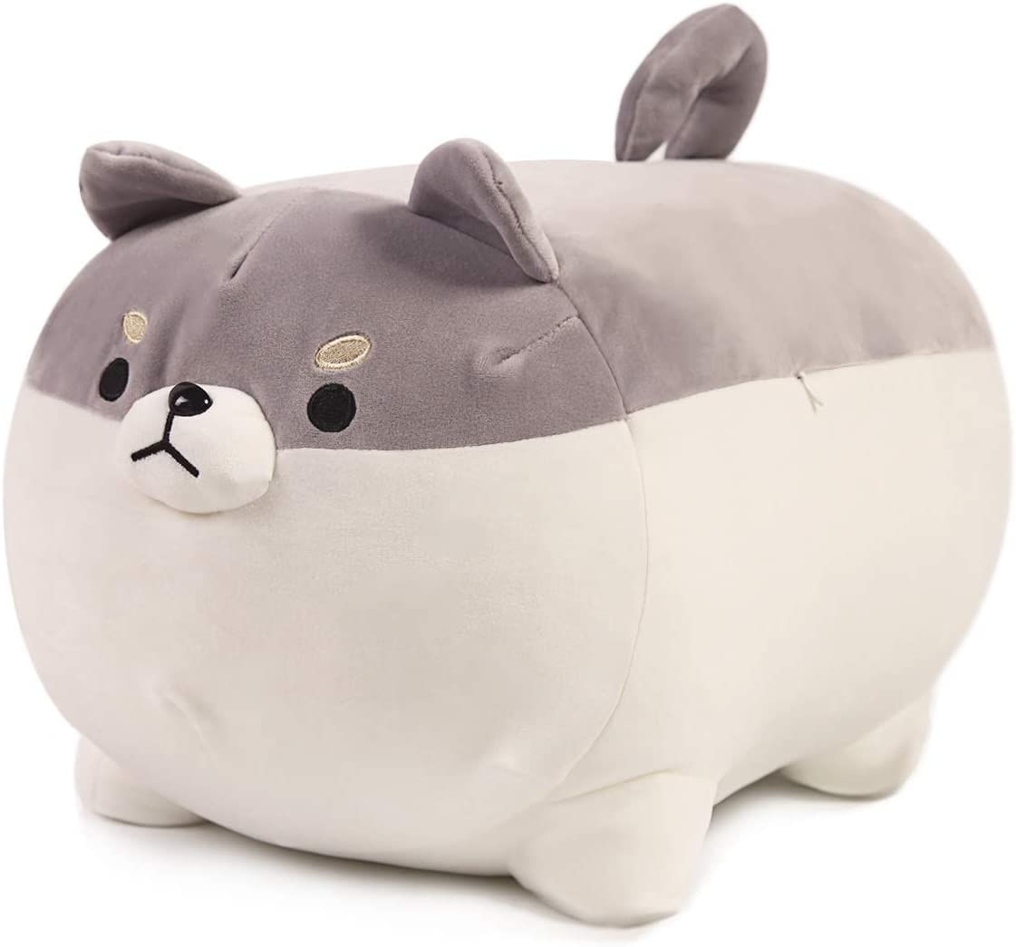 Bicho De Pelúcia Shiba Inu Brinquedo De Pelúcia Kawaii Corgi Anime Travesseiro De Pelúcia Macio Para Cães, Brinquedo De Pelúcia Para Criança