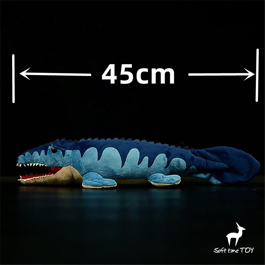 Mosasaur Anime De Alta Fidelidade Cute Jurassic Plushie Ocean Din