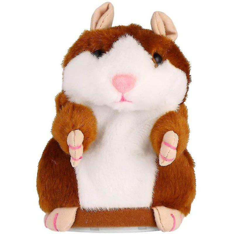 Brinquedo De Pelúcia De Hamster Falando Repete Brinquedos Eletrônicos De Animais De Estimação Para