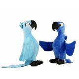 2 Pc Rio Movie Figura Blu Jewel 35cm Pelúcia Arara De Brinquedo Papagaio
