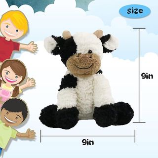 Adorável brinquedo de pelúcia de vaca, 49,8 cm/13,7 pol. Bichos de pelúcia  de vaca macia Brinquedos de pelúcia Almofada de abraçamento de vaca  presentes para meninas meninos : : Brinquedos e Jogos