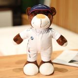 Motocicleta Criativa Teddy Bear Pelúcia Brinquedos Empalhados Com