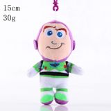 2pcs/set Toy Story Anime Buzz Lightyear Pelúcia Brinquedo 15cm