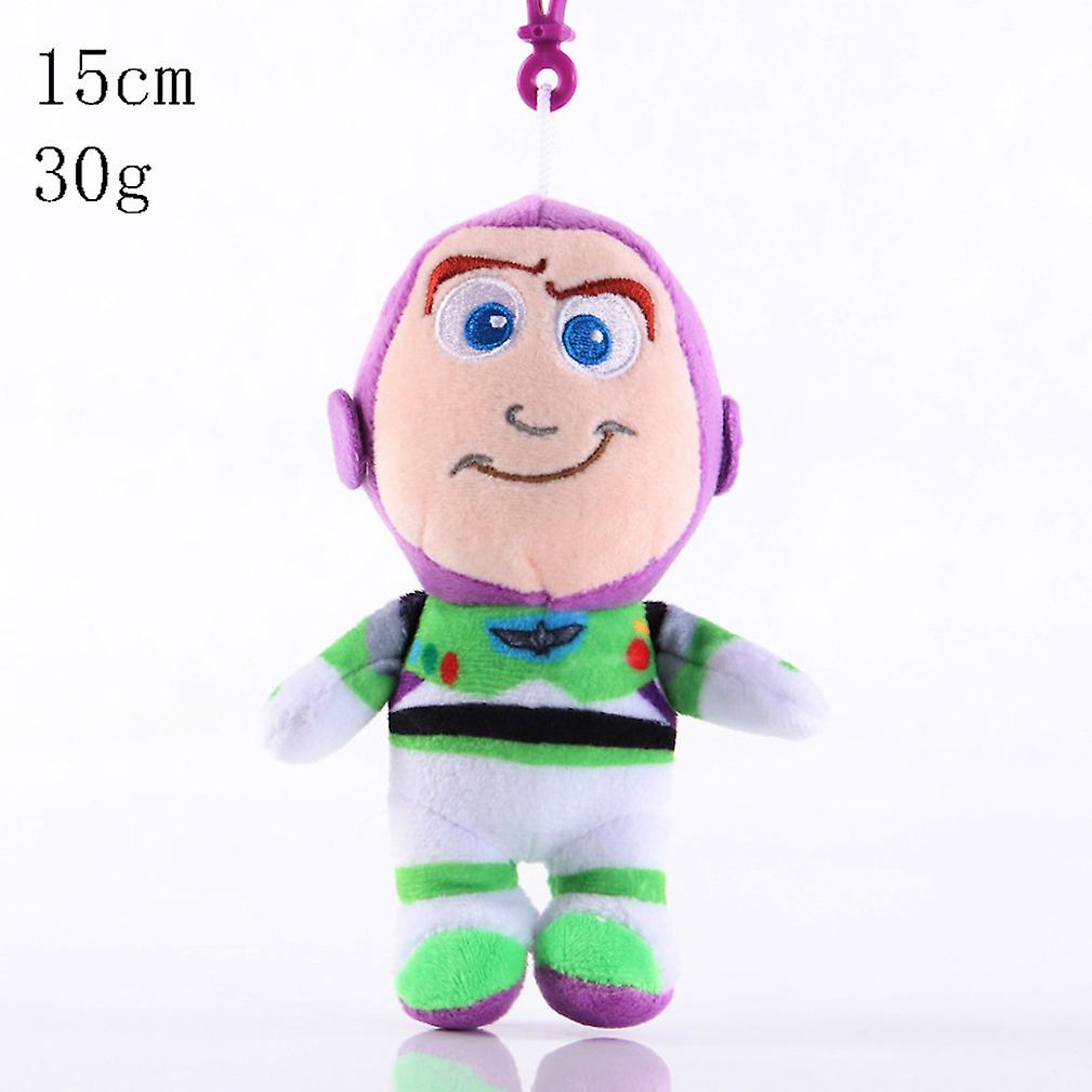 2pcs/set Toy Story Anime Buzz Lightyear Pelúcia Brinquedo 15cm