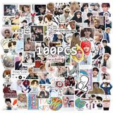 Stray Kids Stickers 100 Pcs Kpop Idol Stickers Pack Vinil Adesivos Impermeáveis Para Laptop Skate Garrafa De Água Bicicleta Telefone Guitarr
