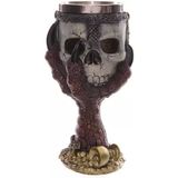 Cabeça De Caveira Com Garra Copo De Bebida Golbet De Aço Inoxidável Cálice Esqueleto Medieval Copo De Caveira Copo De Caveira Garra De Dragã