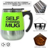400ml De Aço Inoxidável Mexendo Caneca Auto Mistura Bebida Chá Cof
