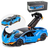 01:24 Liga Die Casting Car Modelo Para Lamborghini Huracan Sto