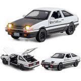 01:32 Ae86 Modelo De Carro Die Cast Liga Meninos Brinquedos Carros Puxar Para Trás