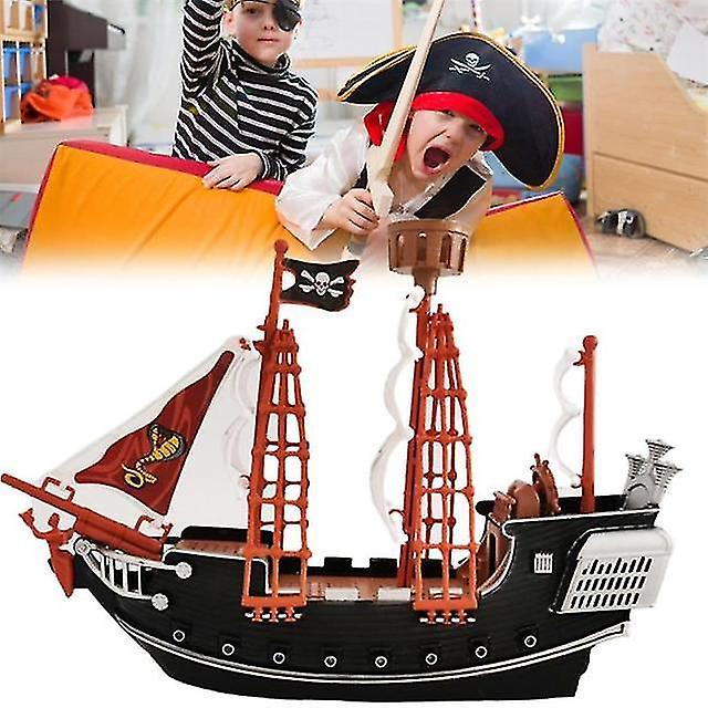 Halloween Caribe Navio Pirata Miniaturas Crianças Crianças Brinquedo