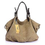 Bolsas Femininas De Lona Crossbody Bolsas Bolsa Casual Designer Bolsa Feminina Grande Capacidade Tote Café