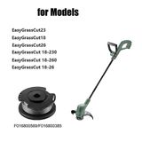 Linha De Carretel De Aparador De 4 Pacotes Para Bosch Easygrasscut 23, 26, 18