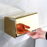 Suporte De Papel Higiênico Ouro Aço Inoxidável Banheiro Acessórios Rolo Papel Móvel Papel Rack Papel Toalha Porta Papeleira Caixa De Tecido