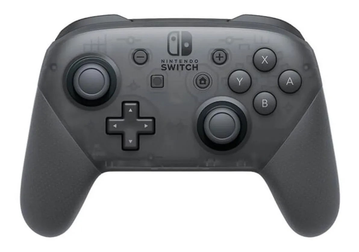 Controle Joystick Sem Fio Nintendo Switch Pro Controller Preto