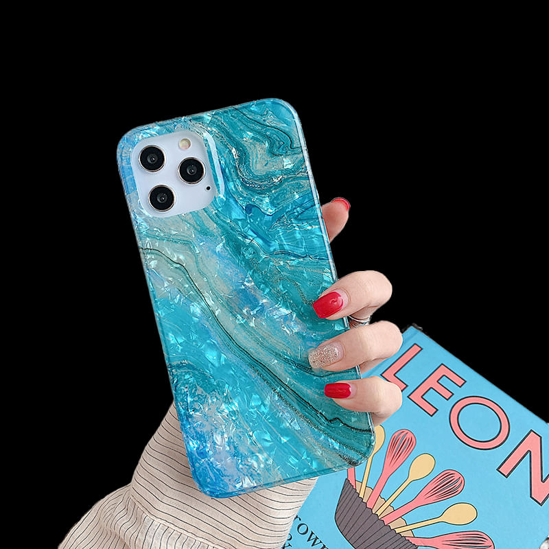 Para Iphone 14/14 Pro/14 Max/14 Promax, Shell Pattern Marble