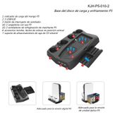 PS5 Vertical Base Cooler Suporta Jogos Dobe