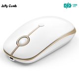 Jelly Comb Notebook Mouse Recarregável Mouse Sem Fio Para