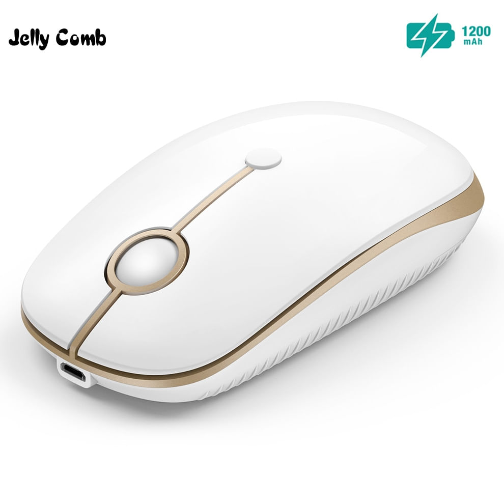 Jelly Comb Notebook Mouse Recarregável Mouse Sem Fio Para