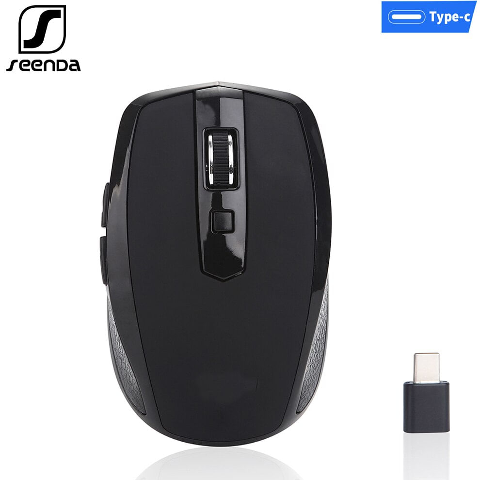 Seenda 2.4ghz Usb Tipo C Mouse Sem Fio Para Macbook Tipo C